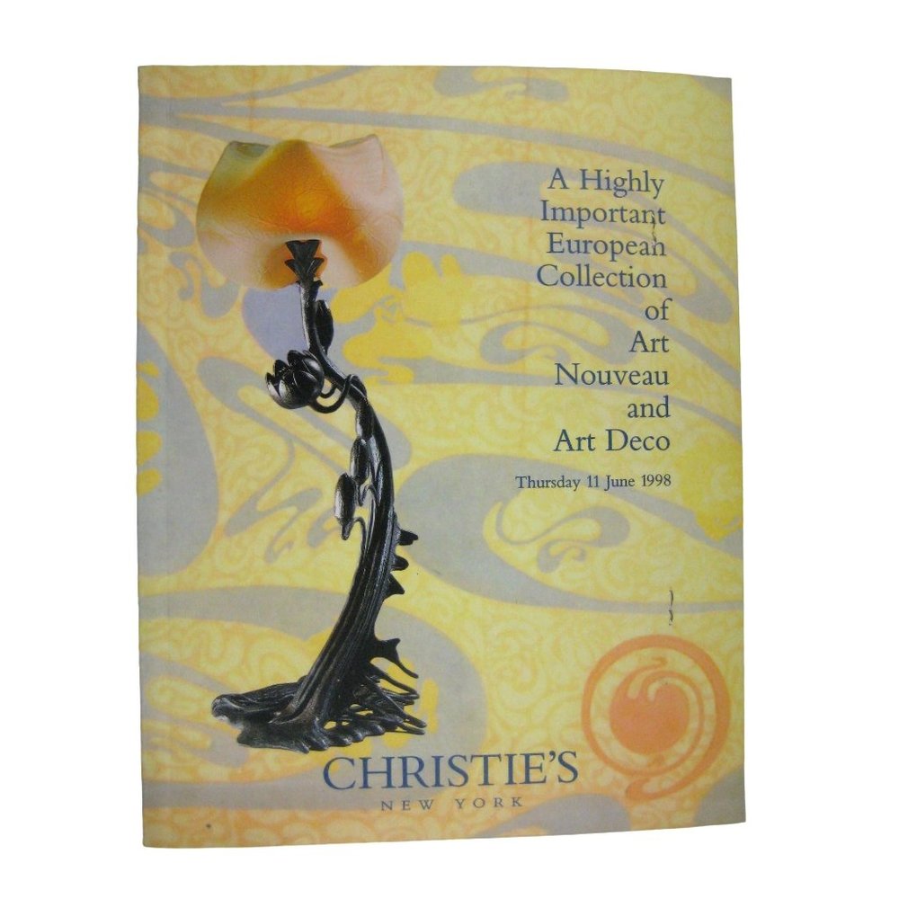 Christie Auction Catalog  Daum Galle Majorelle Guimard Art Nouveau Deco